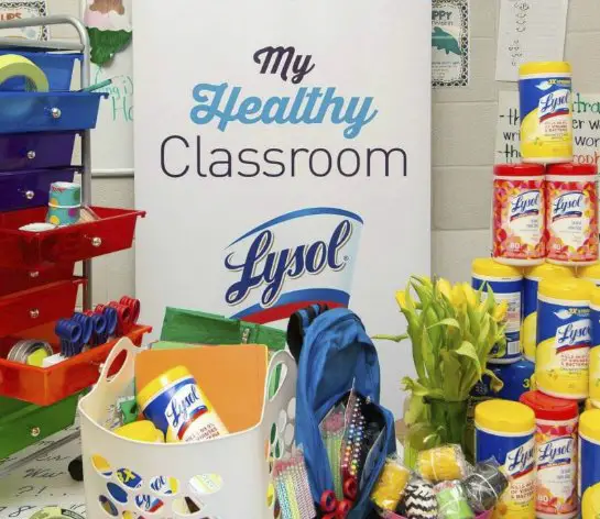 Lysol School Supply Wish List Giveaway
