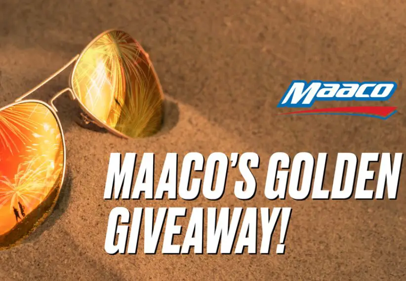 Maaco’s Golden Giveaway - Win 1 Of 50 Pairs Of Ray Ban Sunglasses