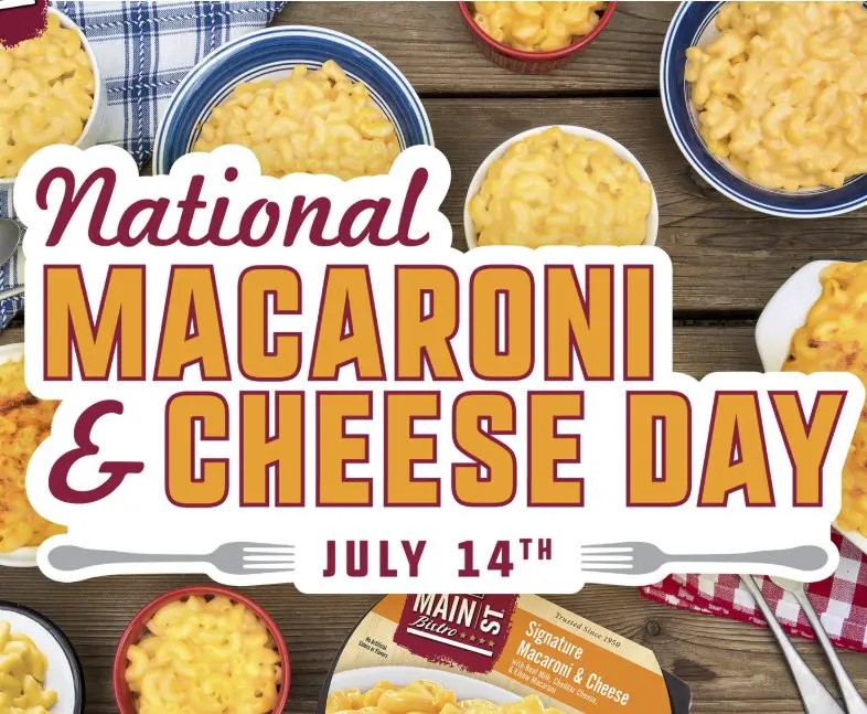 Macaroni and Cheese Day Sweepstakes