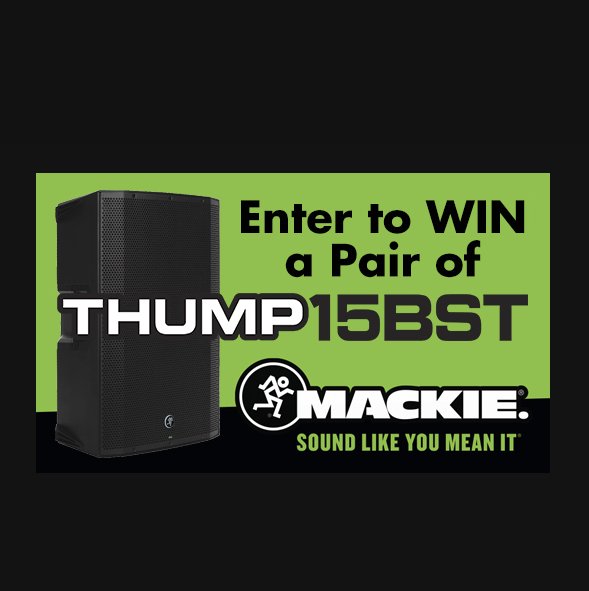 Mackie Thump Loudspeakers Sweepstakes