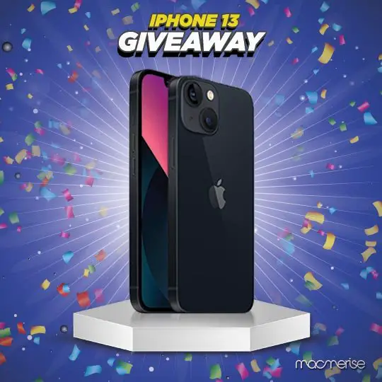 Macmerise iPhone 13 Giveaway - Win A Free Apple iPhone 13