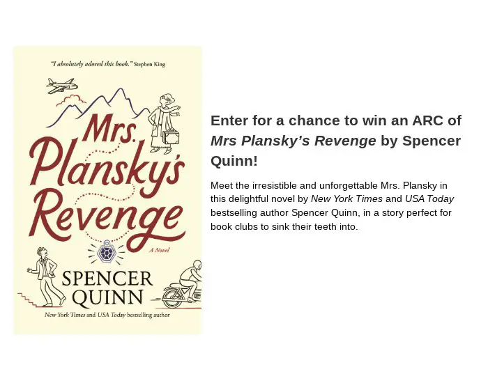 Macmillan Mrs. Plansky's Revenge Reading Group Gold Sweeps Sweepstakes - Win An Advanced Reading Copy Of Mrs. Plansky's Revenge (25 Winners)