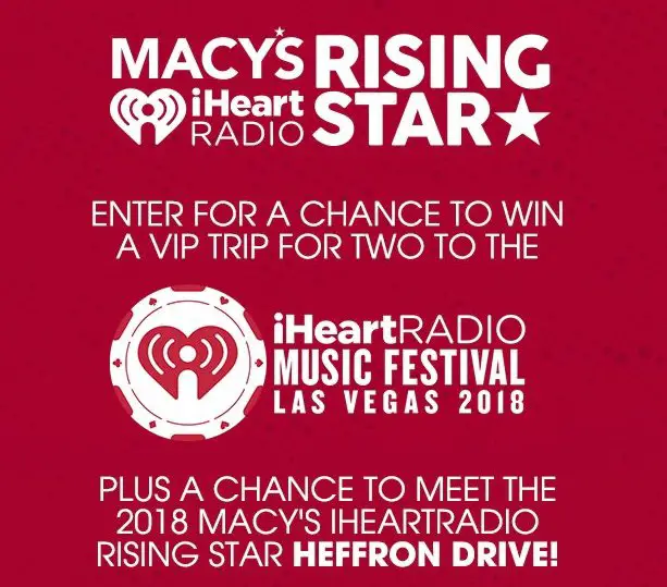 Macy's iHeartRadio Music Festival Flyaway Sweepstakes