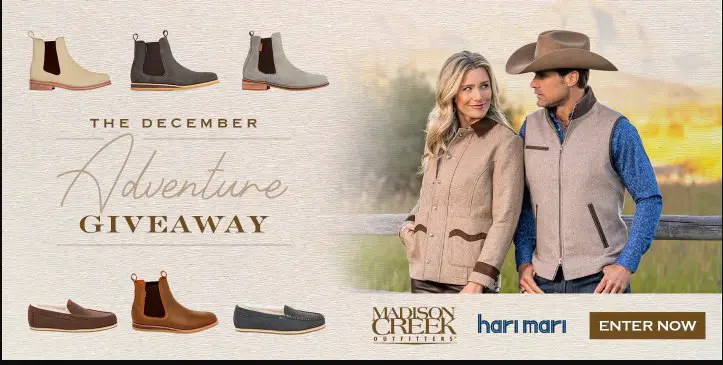 Madison Creek Outfitters Adventure Sweepstakes - Win $2,000 Worth Of Gift Cards