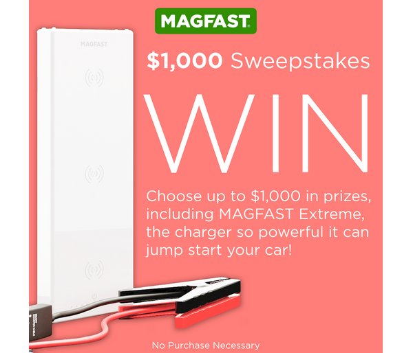 MAGFAST Extreme $1,000 March 2023 Draw - Win A $1,000 Store Credit And Magfast Extreme Charger