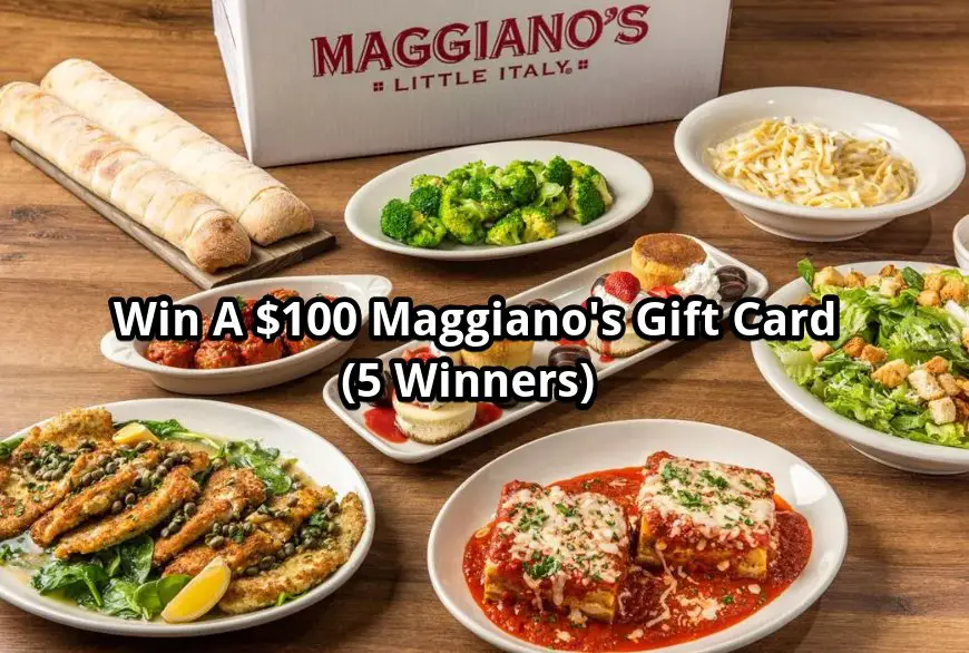 Maggiano’s National Use Your Gift Card Day Giveaway - $100 Gift Card, 5 Winners