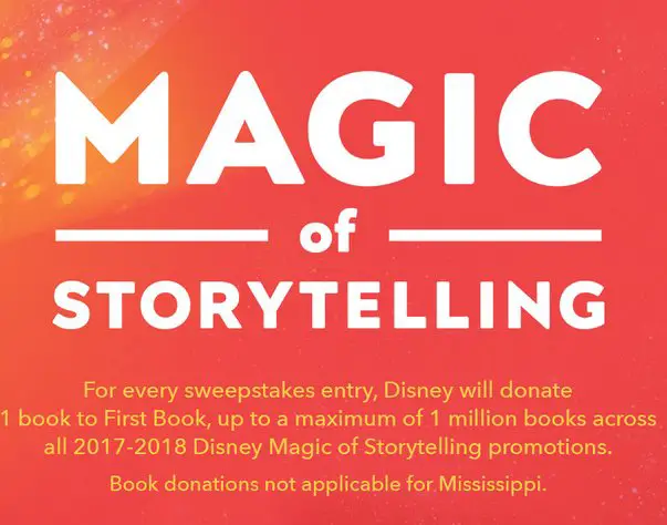 Magic Of Storytelling Sweepstakes