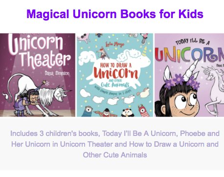 Magical Unicorn Books for Kids