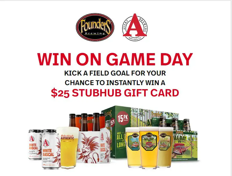 Mahou Win On Game Day Gift Card Giveaway - Win Instant $25 StubHub Gift Cards (200 Winners)
