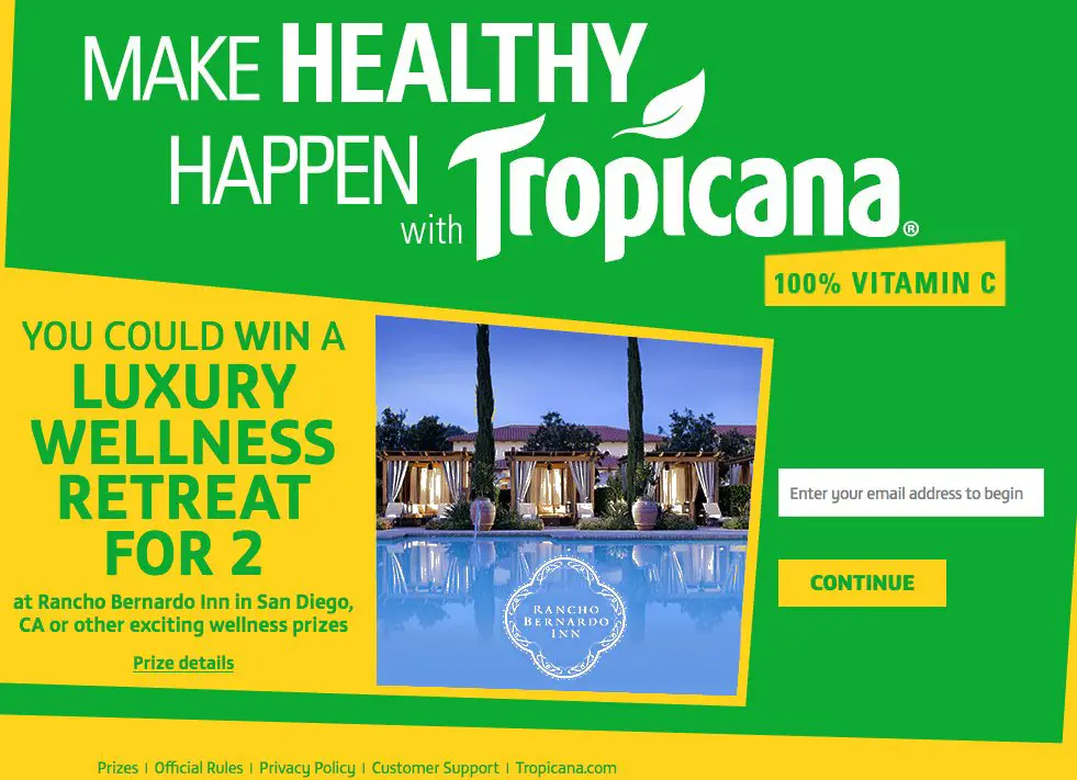 Make Healthy Happen Sweepstakes