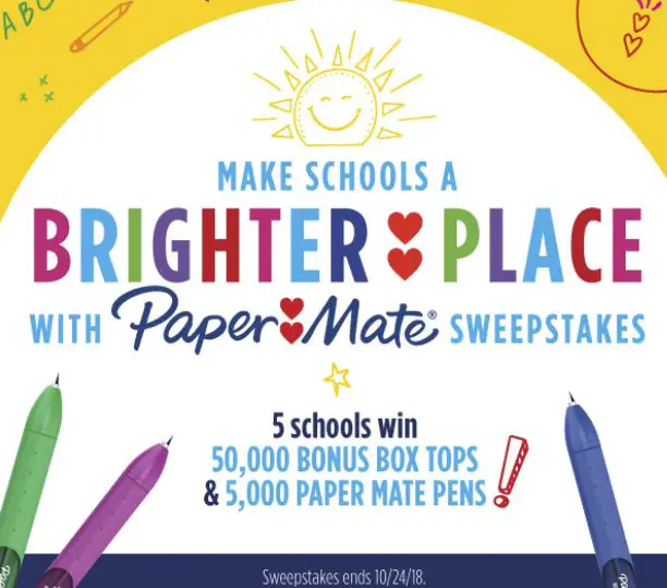 Makes Schools A Brighter Place Sweepstakes