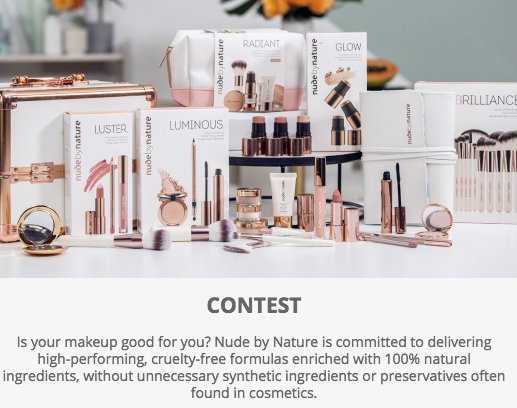 Makeup By Nature Inspired Contest