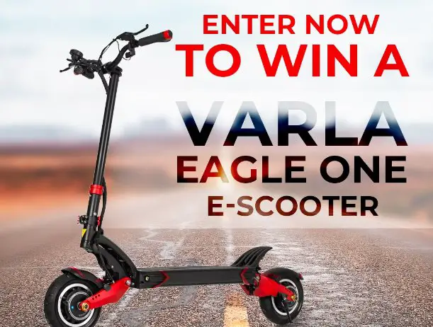 MakeUseOf Varla EagleOne E-Scooter Giveaway - Win A $1,700 Electric Scooter