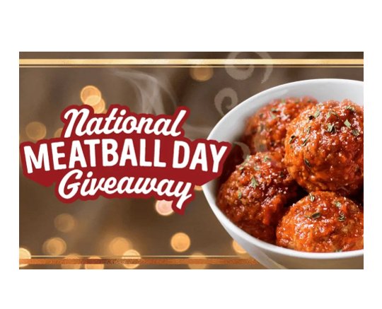 Mama Mancini’s 2026 National Meatball Day Giveaway -  Win 3 Packs of Mama Mancini’s Jumbo Beef Meatballs