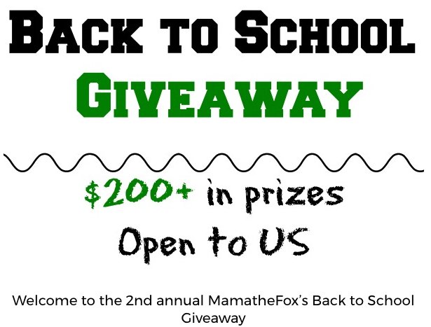 MamatheFox's 2017 Back to School