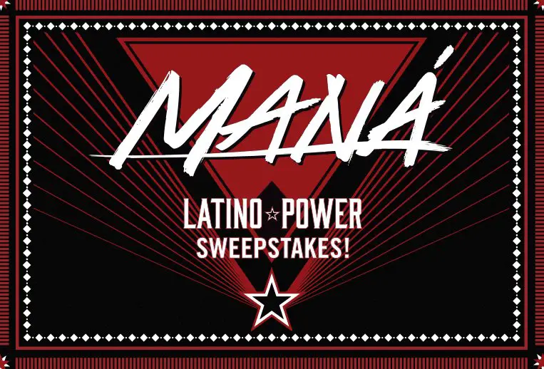 Maná Latino Power Double Flyaway Sweepstakes