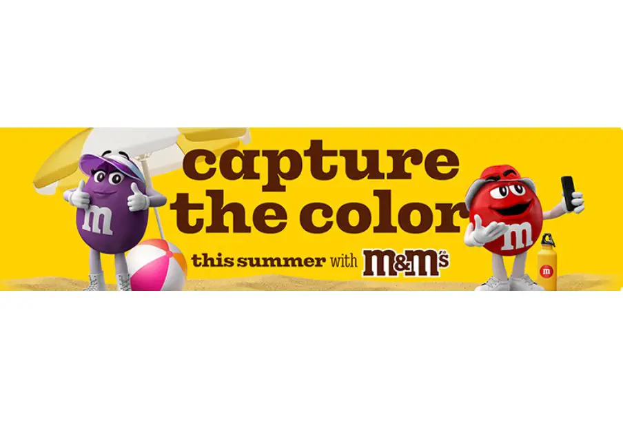 M&M's Capture The Color Sweepstakes - Win A Trip For 2 To A Live Nation Concert & More