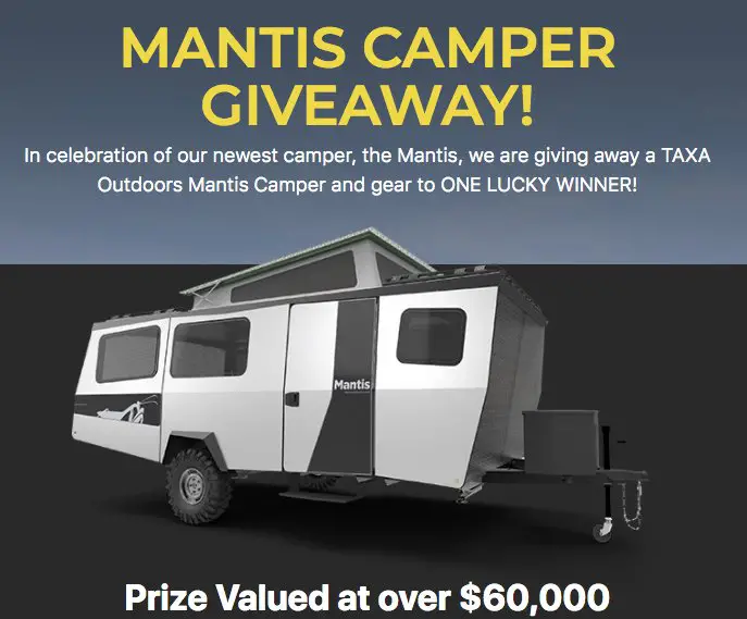 Mantis Camper Giveaway