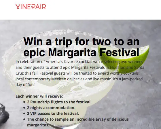 Margarita Festival Getaway