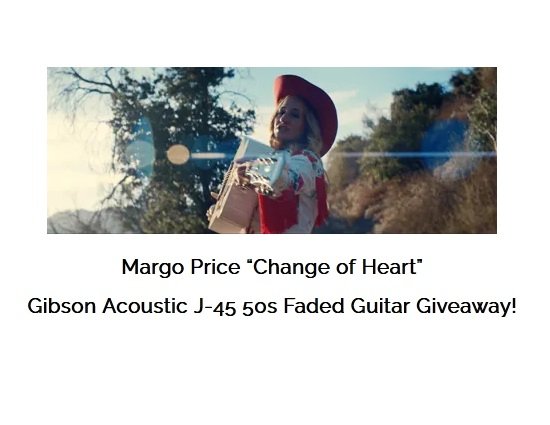 Margo Price “Change of Heart” Gibson Guitar Giveaway - Win A Gibson J-45 Acoustic Guitar & Concert Tickets