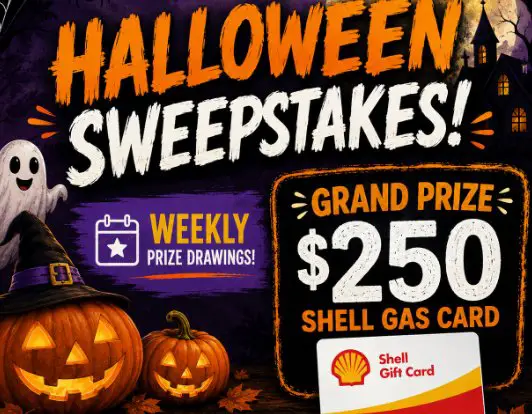 Market Basket Halloween Sweepstakes – Win a $250 Shell Gas Card or Smartphone