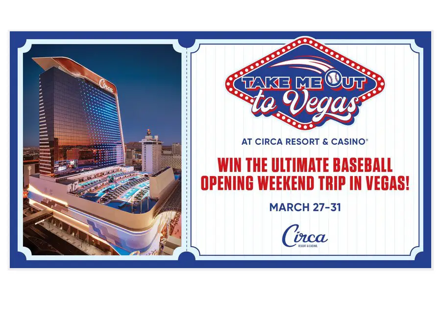 Marquee Sports Network  MLB Opening Day Weekend At Circa Sweepstakes - Win A Trip For 2 To Las Vegas