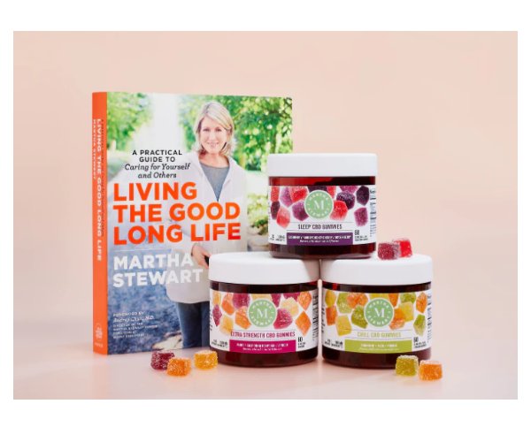 Martha Stewart Living The Good Life Sweepstakes - Win A Signed Book & Bottles Of CBD Gummies