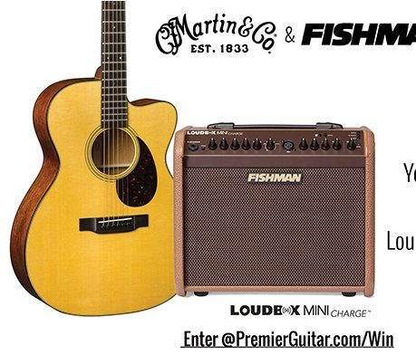 Martin Omc-18E & Fishman Loudbox Mini Charge Sweepstakes