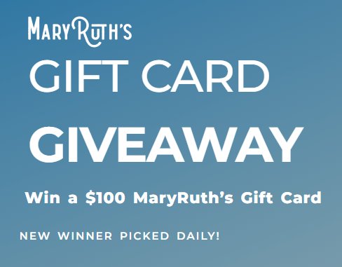 MaryRuth’s $100 Gift Card Giveaway
