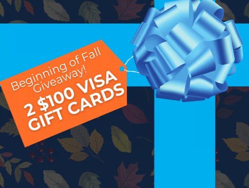 MAS Law's Beginning of Fall Giveaway - 2 $100 Visa Gift Cards Up For Grabs