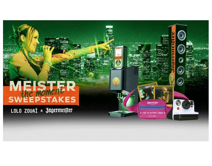 Mast-Jägermeister Meister The Moment Sweepstakes - Win A Trip For Two To Watch Lolo Zouai Live In Concert