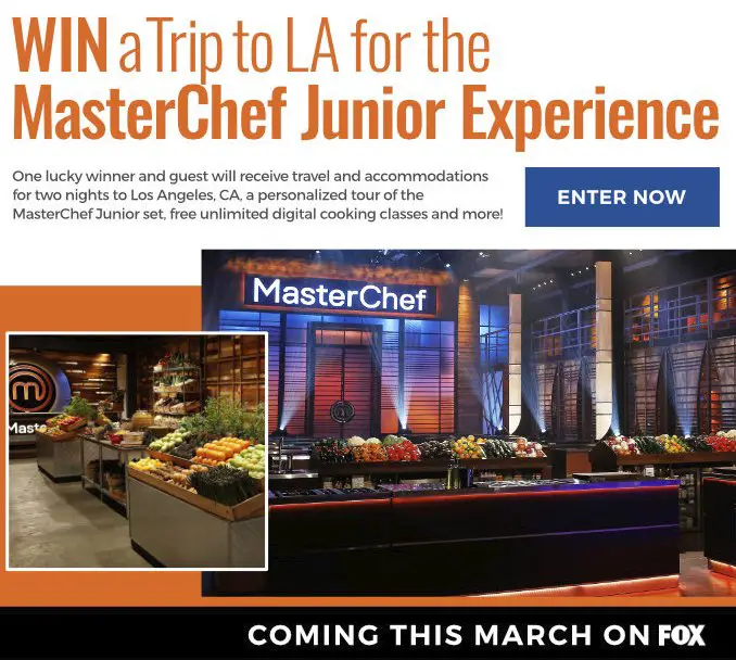 MasterChef Junior Experience Sweesptakes