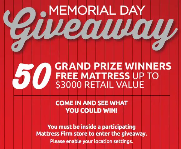 Memorial Day Giveaway: Win a Free Gift Voucher