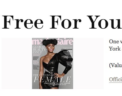 May Cover Look Sweepstakes