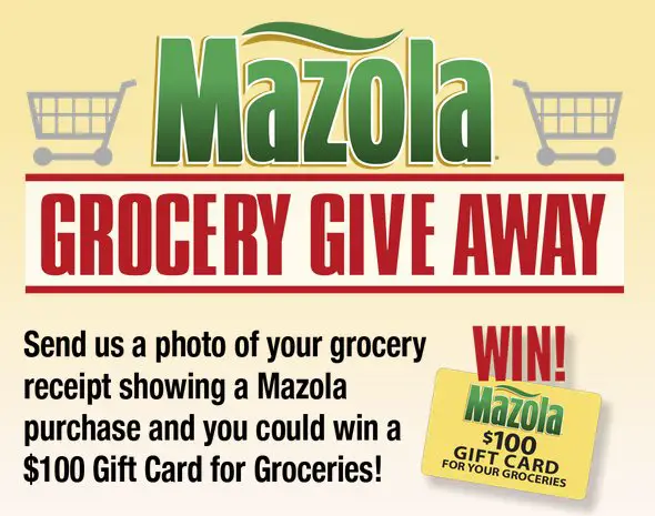 Mazola Grocery Giveaway Sweepstakes