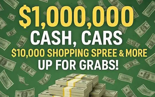 McDonald’s Monopoly Game Sweepstakes & Instant Win - $1,000,000 Cash, Cars, $10,000 Shopping Spree & More Up For Grabs
