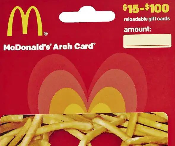 McDonald's Winter Gift Card