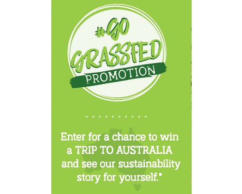 Meat & Livestock Australia #GoGrassfed Sweepstakes - Win A Trip For Two To Australia