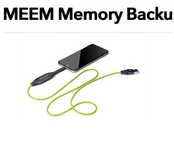 MEEM Memory Backup Device Giveaway