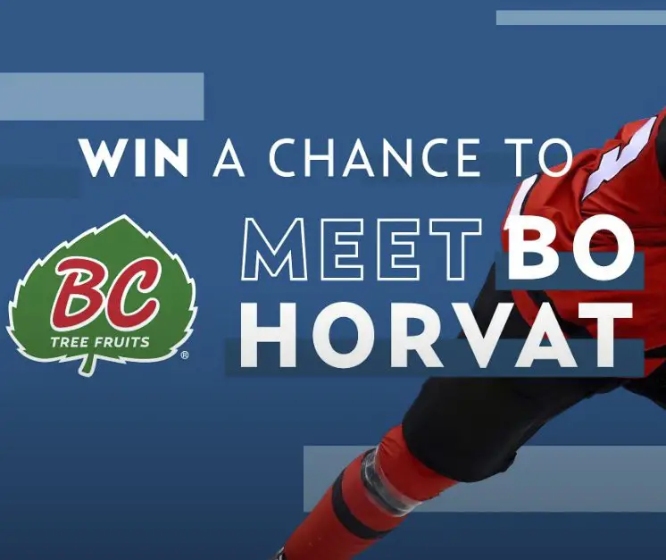 Meet Bo Horvat With BC Tree Fruits Contest