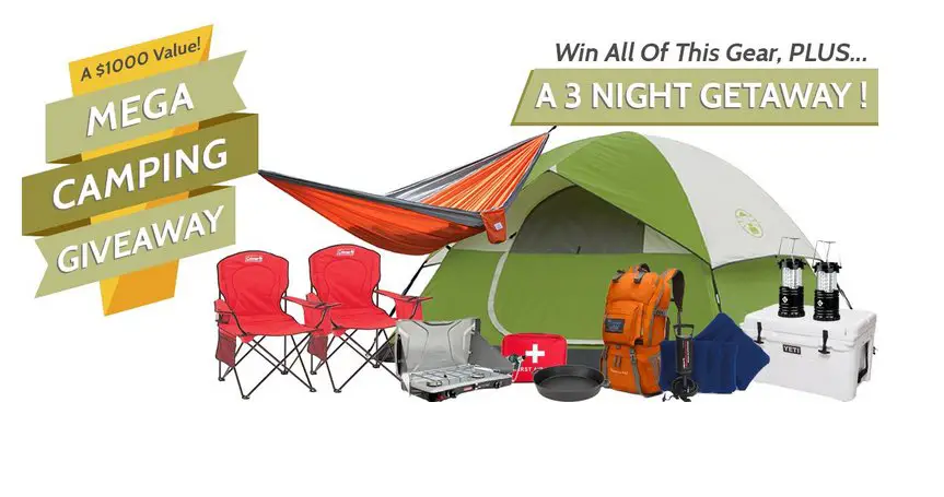 Mega Mega Camping Giveaway!