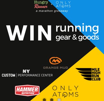 A Mega Running Gear Giveaway, 3 Winners!