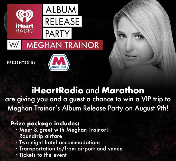 Meghan Trainor Sweepstakes