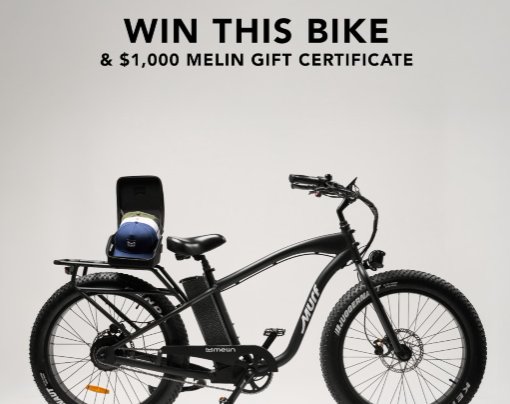 melin x Murf Electric Bikes Giveaway - Win a $1,000 melin Gift Card & a Murf Alpha E-Bike