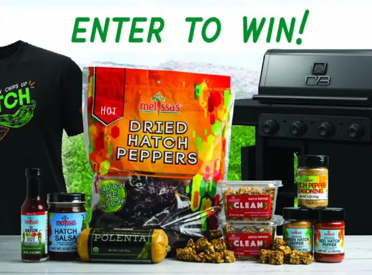 Melissa’s “Hatch Chile Champs Challenge” Sweepstakes - Win a Char-Broil propane grill and griddle, sauces, seasonings, and more.