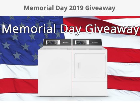 Memorial Day Washer and Dryer Giveaway