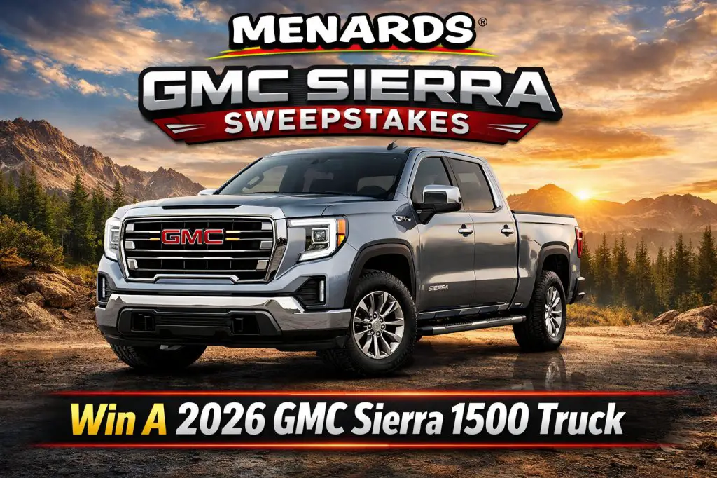 Menards GMC Sierra Sweepstakes — Win A 2026 GMC Sierra 1500 Truck