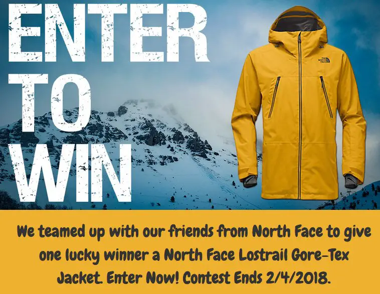 Men's North Face Jacket Giveaway