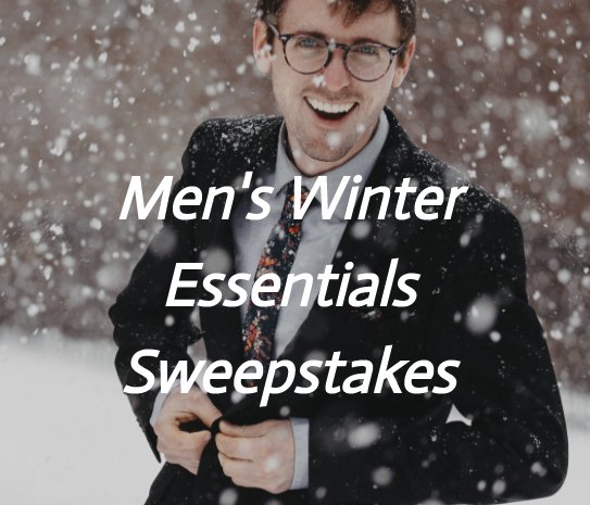 Men's Winter Essentials Giveaway