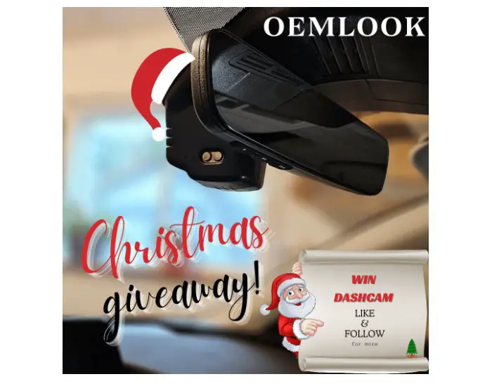 Mercylion Christmas Giveaway - Win An OEM Looking Dashcam (2 Winners)